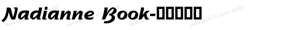 Nadianne Book字体转换